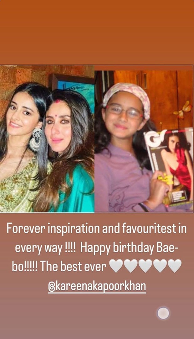Ananya Panday calls Kareena Kapoor Khan her ‘inspiration’ as she shares birthday wishes for the Jaane Jaan actress