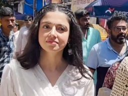 Divya Khosla Kumar, Pearl Puri & Meezaan Jafri seek blessings as they get clicked at Lalbaug