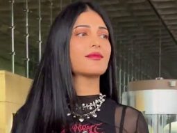 Emo girl! Shruti Haasan slays the all black airport look