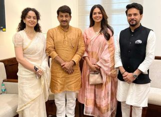 Kangana Ranaut and Esha Gupta applaud Women’s Reservation Bill at new Parliament Building visit