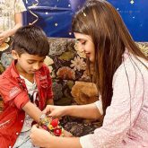 Guntur Kaaram actress Sreeleela celebrates Raksha Bandhan with NGO kids