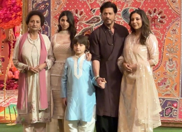 Inside Ambani’s Bash: Shah Rukh Khan gets a massive hug from Nita Ambani; Deepika Padukone shares adorable moment with AbRam