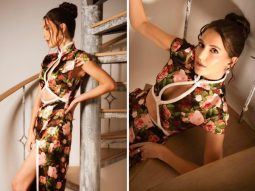 Isabelle Kaif takes floral fashion to the maximum elegance in a floral maxi dress worth Rs.44,300