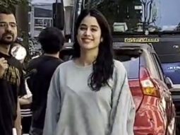 Janhvi Kapoor flashes a cute smile for paps as she gets clicked