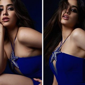 Janhvi Kapoor in a blue mini dress worth Rs.80,000 has us taking notes on slaying weekend fashion like a pro