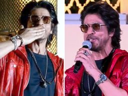 Jawan in Dubai: Shah Rukh Khan spreads his arms, grooves to ‘Zinda Banda’ as he launches the trailer on Burj Khalifa, watch videos
