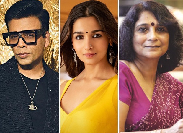 Karan Johar reveals that Alia Bhatt's saree-clad character in Rocky Aur Rani Kii Prem Kahaani was derived from real-life journalist Poonam Saxena