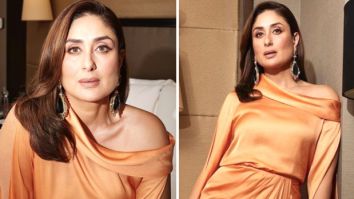 Kareena Kapoor fires up in a stunning coral hued ensemble worth Rs. 14,900 for Jaane Jaan promotions