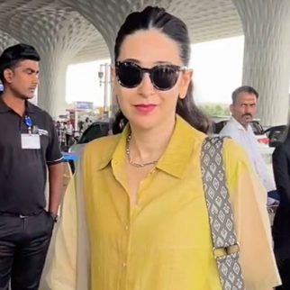 Karisma Kapoor poses for paps as she gets clicked at the airport