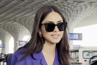 Mrunal Thakur opts for a comfy casual look at the airport as she gets clicked