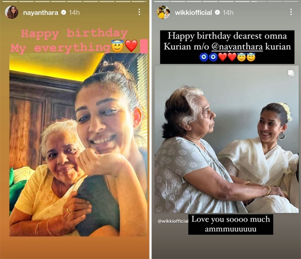 Nayanthara and Vignesh Shivan share sweetest birthday wish for Jawan actress’ mother Omna Kurian