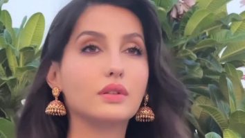 Nora Fatehi swoons us with her saree look as she goes the traditional way
