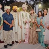Newlyweds Raghav Chadha and Parineeti Chopra strike a pose with Arvind Kejriwal and Bhagwant Mann in unseen pic
