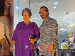 Photos: Aamir Khan and Reena Dutta snapped in Bandra
