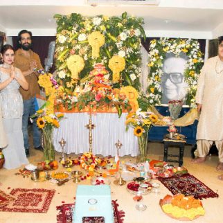 Photos: Bappi Lahiri's family celebrate Ganesh Chaturthi
