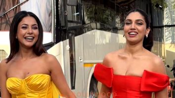 Photos: Bhumi Pednekar and Shehnaaz Gill snapped promoting Thank You For Coming