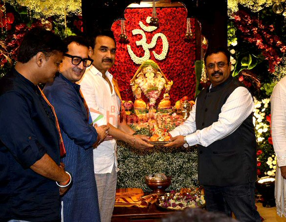 photos celebs snapped at cms residence for ganpati darshan 27