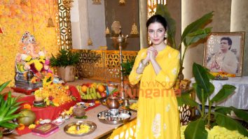 Photos: Celebs snapped attending the Ganpati puja at the T-Series’ office