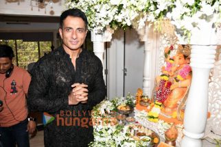 Photos: Ganpati celebration at Sonu Sood’s residence
