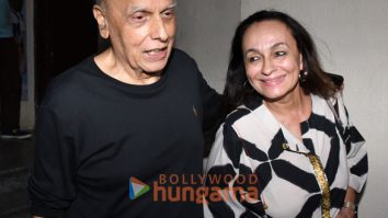 Photos: Mahesh Bhatt, Soni Razdan and Taha Shah Badussha snapped at PVR, Juhu