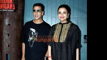 Photos: Mission Raniganj stars Akshay Kumar and Parineeti Chopra snapped at Pooja Entertainment office in Juhu