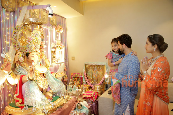 photos neil nitin mukesh and family welcome eco friendly lord ganesha for the 30th consecutive year 5