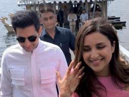 Photos: Newlyweds Parineeti Chopra and Raghav Chadha make their first appearance