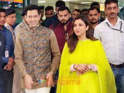 Photos: Parineeti Chopra and Raghav Chadha snapped at Delhi Airport