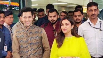Photos: Parineeti Chopra and Raghav Chadha snapped at Delhi Airport