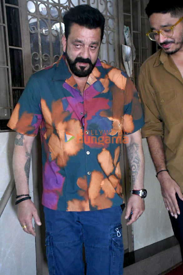 Photos: Sanjay Dutt snapped at a dubbing studio