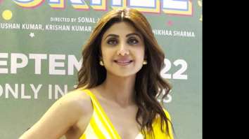 Photos: Shilpa Shetty snapped promoting Sukhee at T-Series office