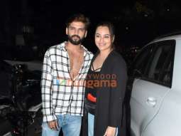 Photos: Sonakshi Sinha and Zaheer Iqbal snapped at Mizu in Bandra