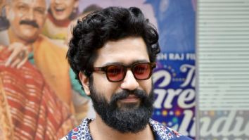 Photos: Vicky Kaushal snapped at the trailer launch of his film The Great Indian Family