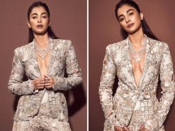 Pooja Hegde makes a stunning statement in a silver outfit from Anamika Khanna at Lokmat Awards