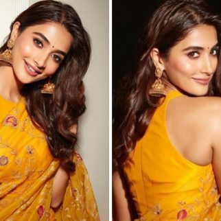 Pooja Hegde's dazzling yellow saree is the perfect addition to elevate your daytime festive season look