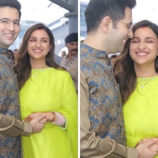 Parineeti Chopra and Raghav Chadha arrive in Delhi a day after tying the knot in Udaipur; see pics and video