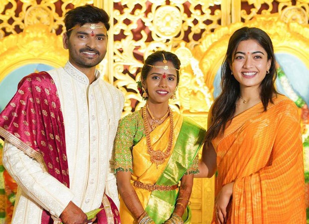 Rashmika Mandanna gives adorable reaction to 'Saami Saami', 'Ranjithame' playing at her assistant's wedding, watch videos