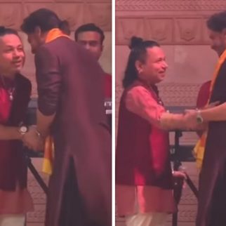 Kailash Kher hugs Shah Rukh Khan after recent Chalte Chalte controversy; watch