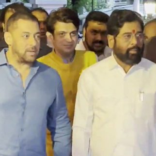 Salman Khan & Eknath Shinde get clicked together by paps