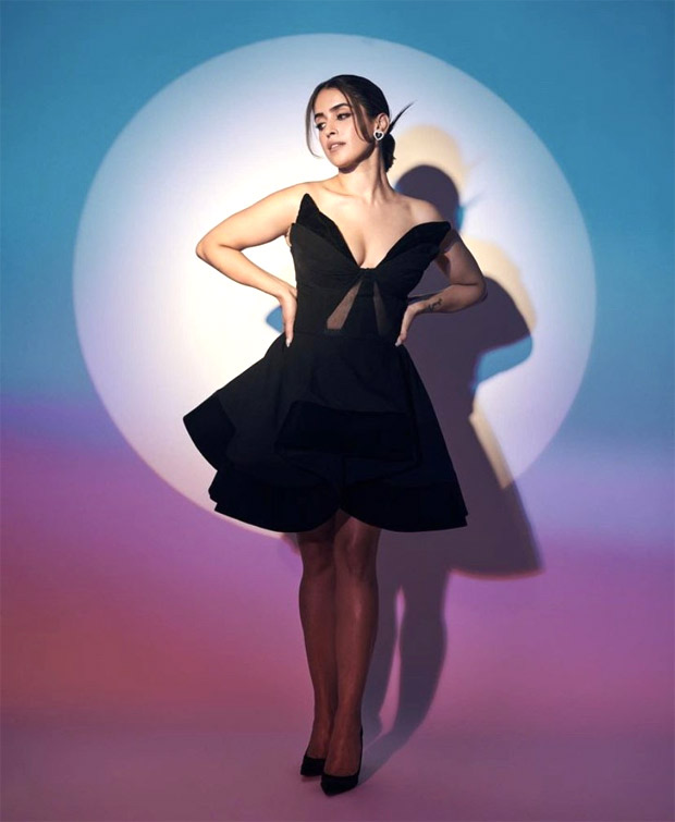 Sanya Malhotra's butterfly-inspired black dress steals the spotlight at the GQ India Awards