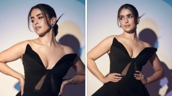 Sanya Malhotra’s butterfly-inspired black dress steals the spotlight at the GQ India Awards