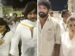 Shah Rukh Khan, Suhana Khan and Jawan co-star Nayanthara seek blessings at Sri Venkateshwara Swamy in Tirupati, watch videos