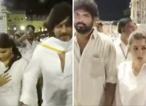 Shah Rukh Khan, Suhana Khan and Jawan co-star Nayanthara seek blessings at Sri Venkateshwara Swamy in Tirupati, watch videos