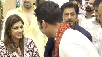 Shah Rukh Khan seeks blessings from Ganpati Bappa as he visits Honourable CM Eknath Shinde’s residence