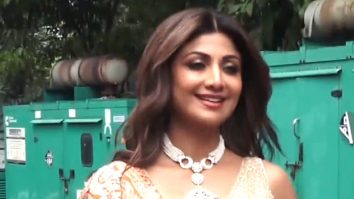 Shilpa Shetty’s orange lehenga is making statements!