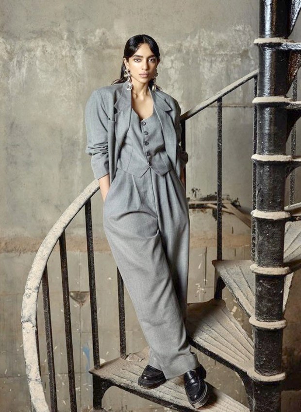 Sobhita Dhulipala breaks the mould for androgyny in grey oversized ...
