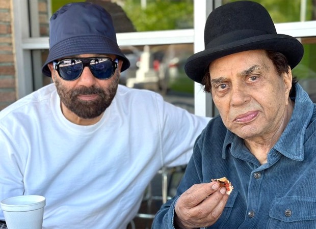 Sunny Deol offers a glimpse of Pizza time with dad Dharmendra in the US; Esha and Bobby Deol react