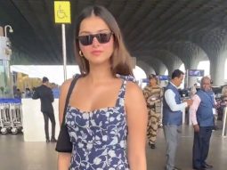 Tara Sutaria gets clicked at the airport in a cute flowy outfit