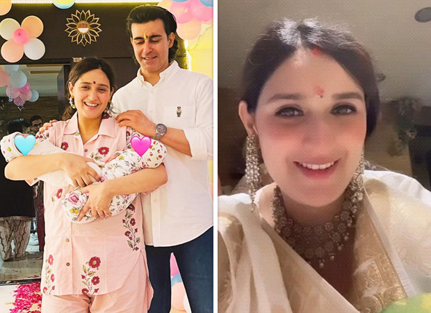 Telly couple Pankhuri Awasthy Rode and Gautam Rode host a traditional naming ceremony for their twins; watch