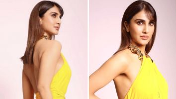 Vaani Kapoor brought sunshine to the red carpet in a yellow body-con gown worth Rs.96,456